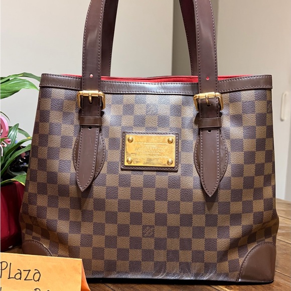 Louis Vuitton Hampstead Dark Brown Checkered Tote - Picture 3 of 16